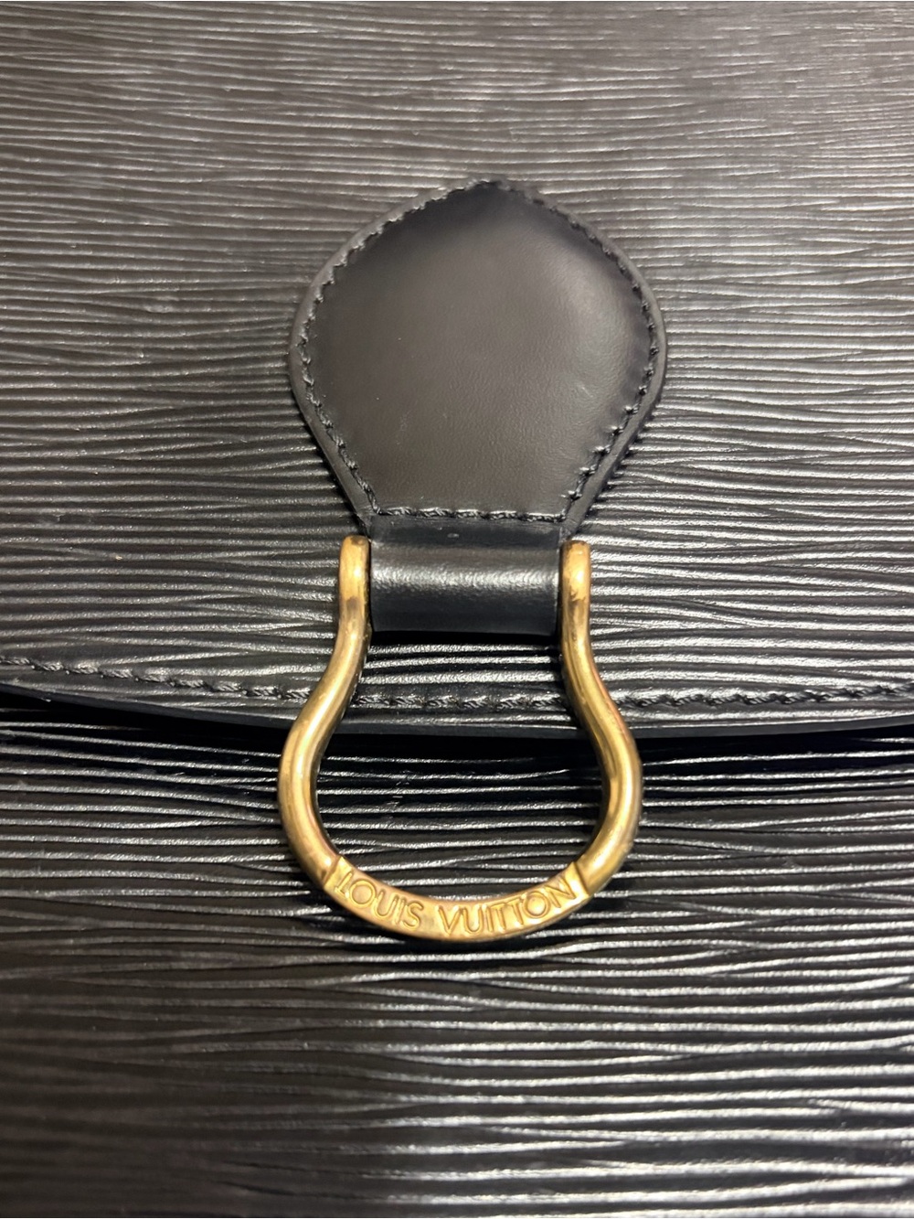 Louis Vuitton Black Epi Leather Crossbody St Cloud Bag (large size) Great Condit - Picture 6 of 13